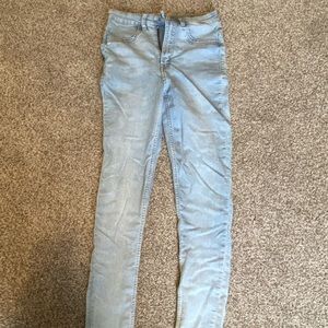 Light Blue High Rise Jeans from the brand H&M. Size 4